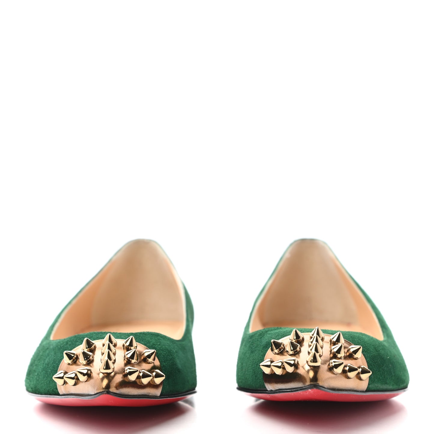 Veau Velours Specchio Toe Geo Pump Flat 37.5 Billard Bronze