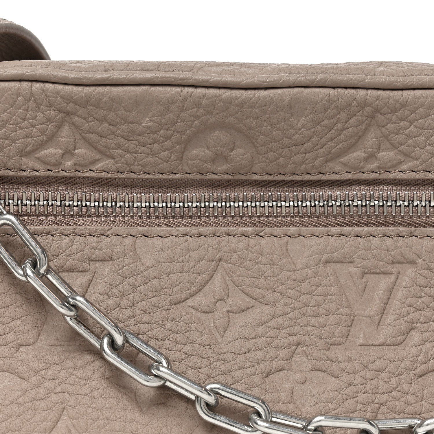 Louis Vuitton Taurillon Monogram Mini Soft Trunk Riverstone 7 of 9