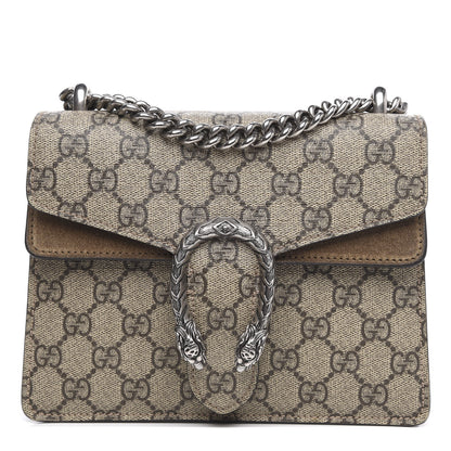 Gucci GG Supreme Monogram Mini Dionysus Shoulder Bag Taupe 1 of 13