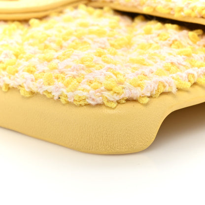 Chanel Tweed Quilted iPhone XII Pro Case With Chain Yellow Pink 10 of 13