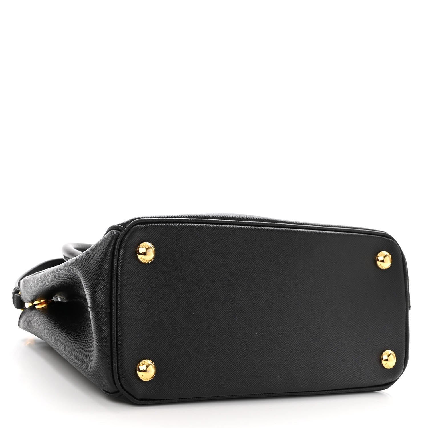 Prada Saffiano Small Galleria Double Zip Tote Black 4 of 10