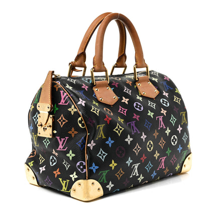 Louis Vuitton Monogram Multicolor Speedy 30 Black 5 of 65