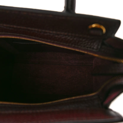 Mulberry Small Classic Grain Micro Zipped Bayswater Oxblood 5 of 8