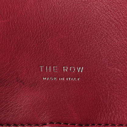 The Row Polished Saddle Calfskin Soft Margaux 15 Amaranto 6 of 9