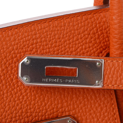 Hermes Togo Birkin 30 Orange 13 of 31