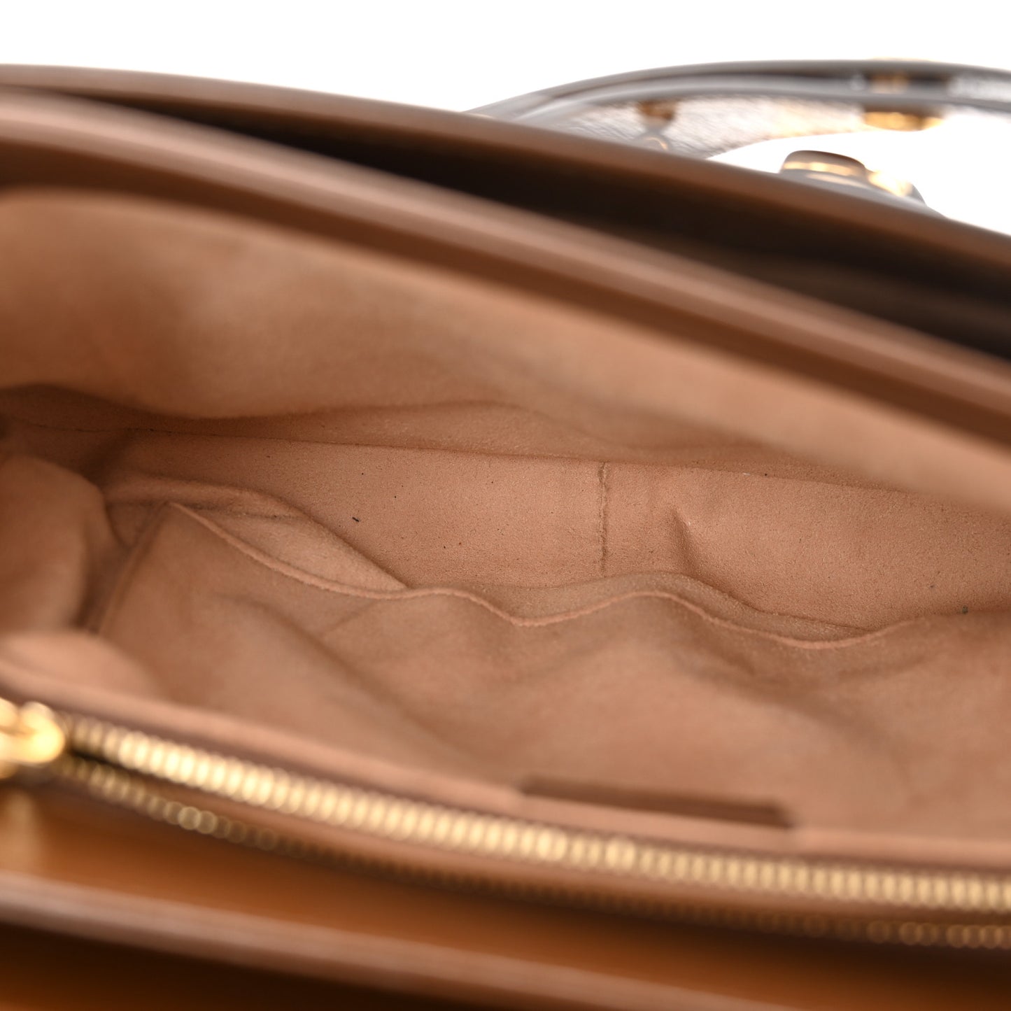 GG Supreme Monogram Horsebit 1955 Shoulder Bag Beige Brown Sugar