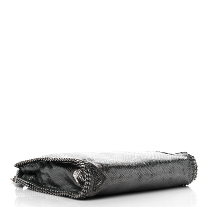 Stella McCartney Metallic Snake Print Small Falabella Tote Ruthenium 4 of 10