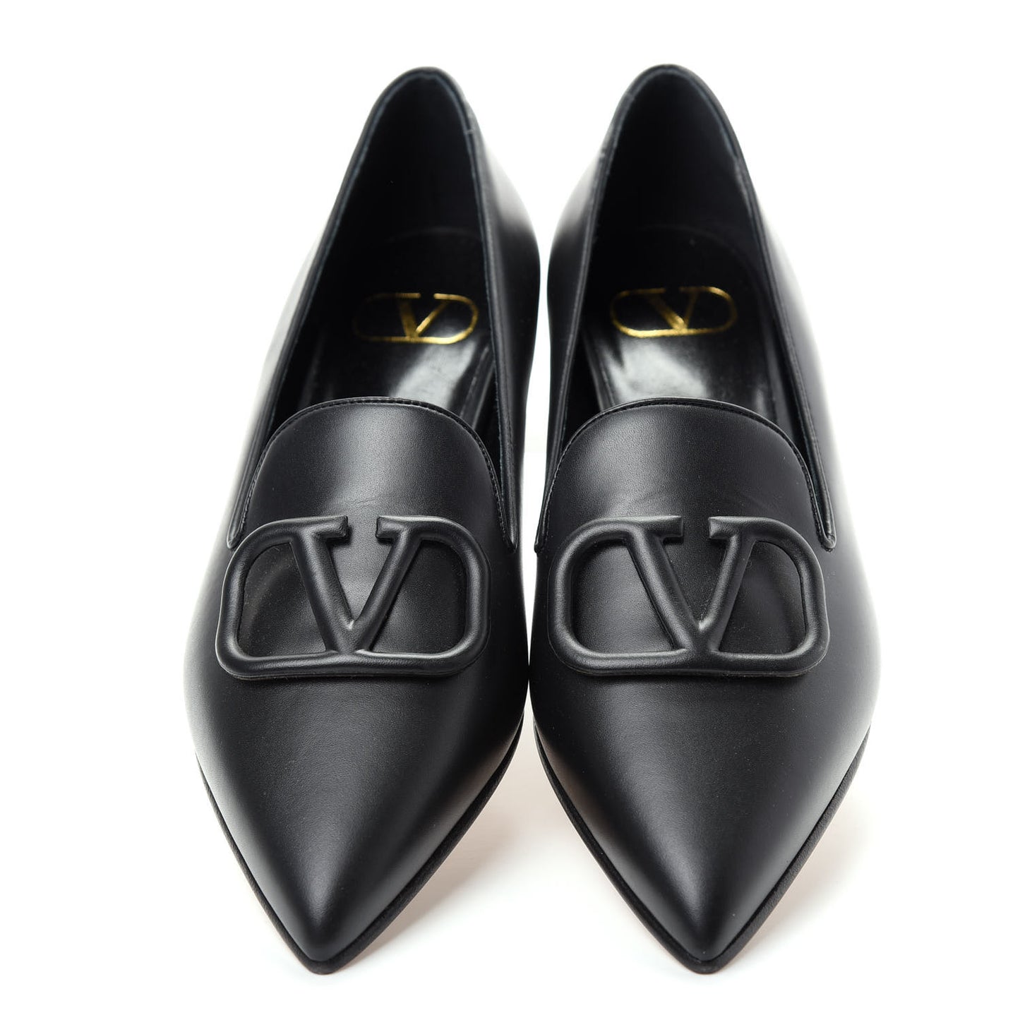 Nappa Vlogo Loafers 38 Black