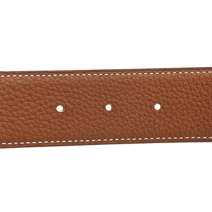 Hermes Swift Togo 42mm Constance H Belt 115 Black Gold 4 of 5