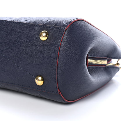 Louis Vuitton Empreinte Montaigne BB Marine Rouge 9 of 11