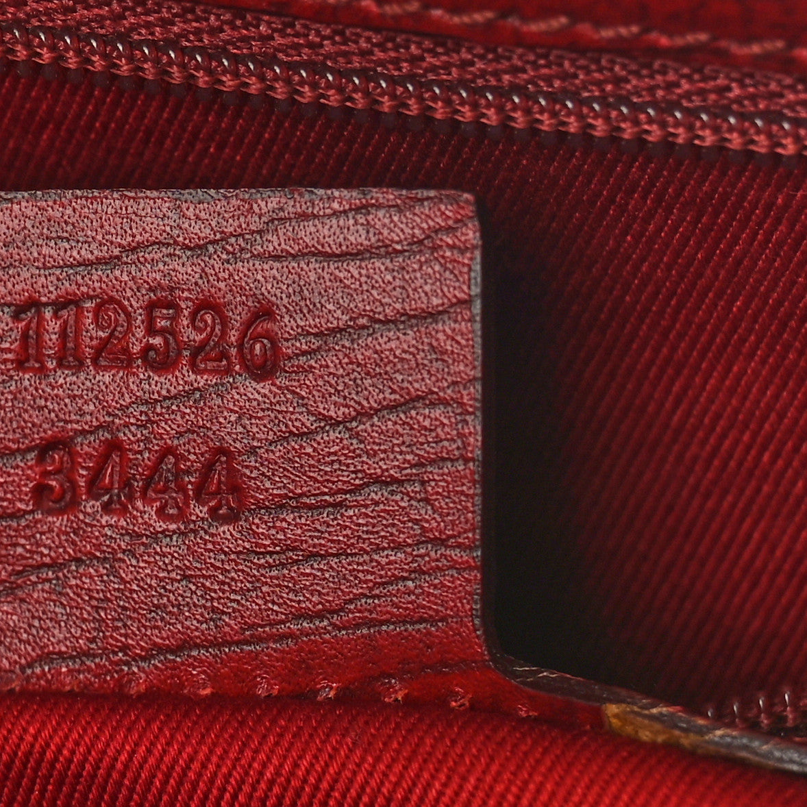 Monogram Small Bamboo Tote Red