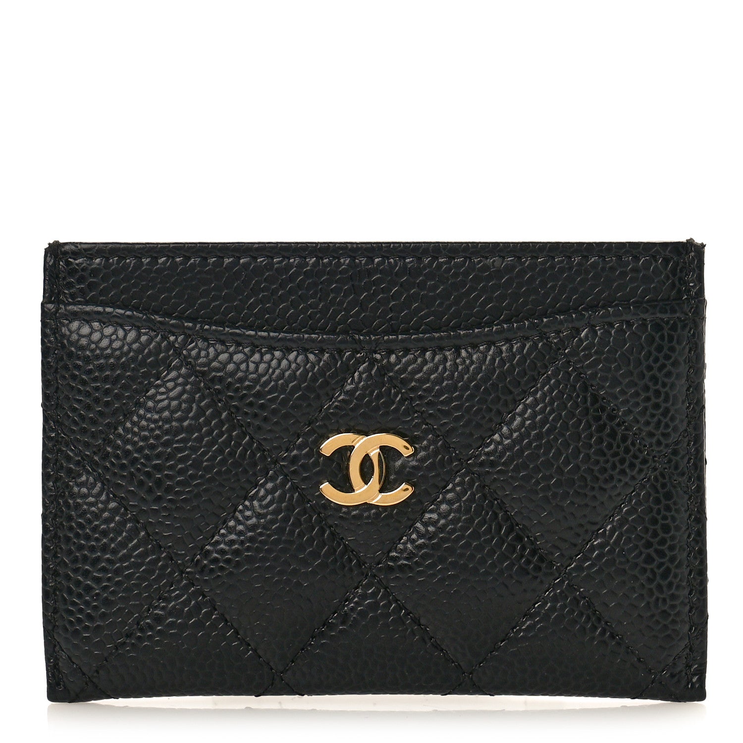 Chanel Caviar Quilted Card Holder Black 1 of 9
