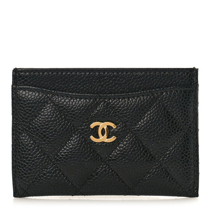 Chanel Caviar Quilted Card Holder Black 1 of 9