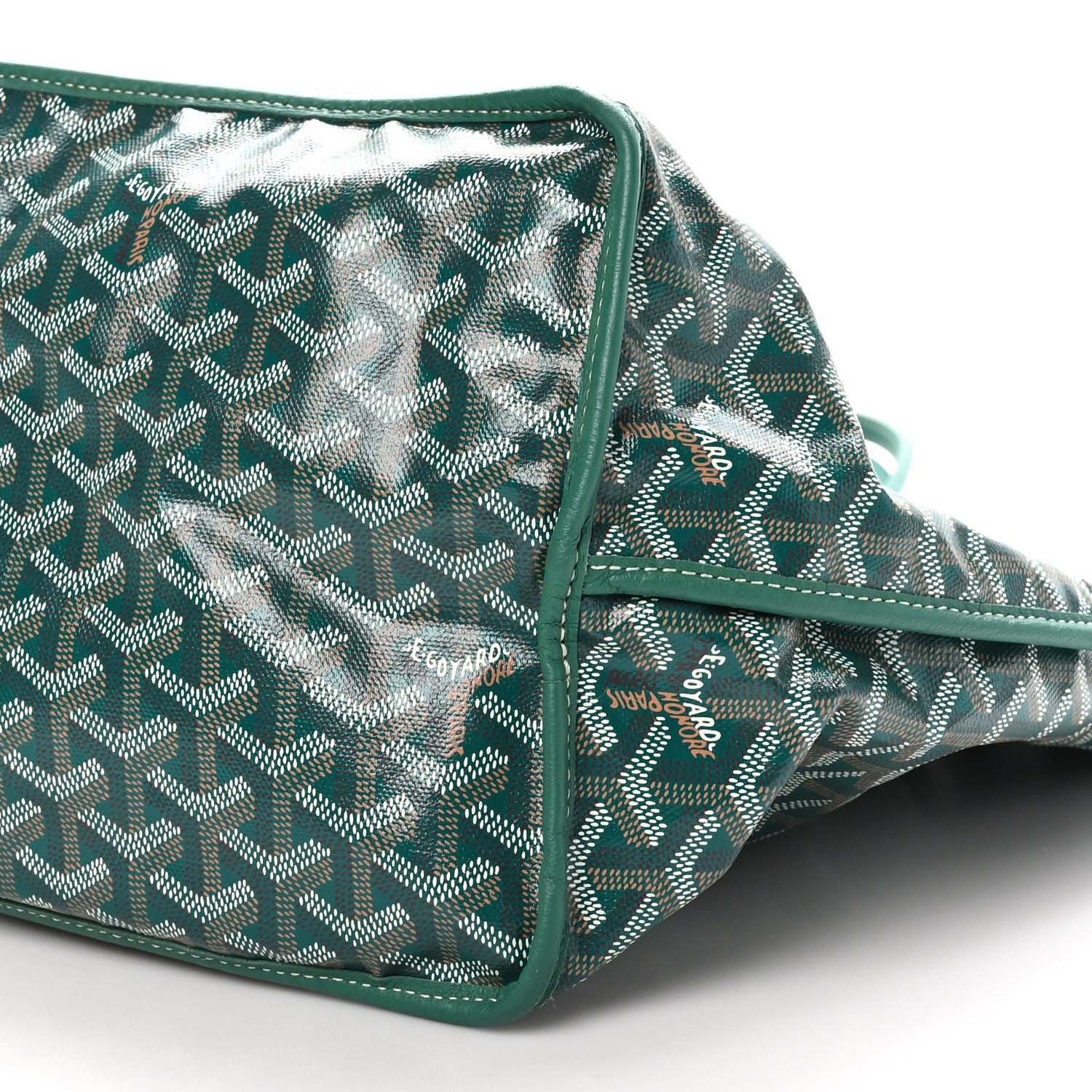 Goyard Goyardine Saint Louis GM Green 11 of 19