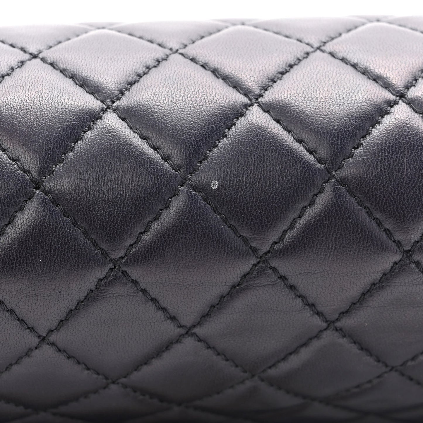 Lambskin Quilted Medium Boy Flap Dark Navy