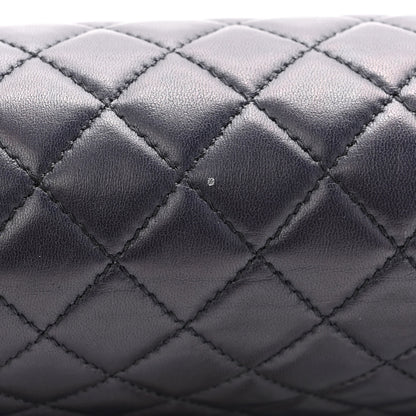 Chanel Lambskin Quilted Medium Boy Flap Dark Navy 12 of 13