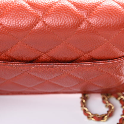 Chanel Caviar Quilted Wallet on Chain WOC Red 15 of 17