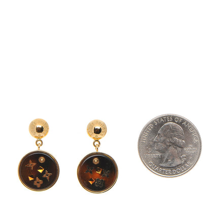 Louis Vuitton Swarovski Crystal Inclusion Earrings 2 of 4