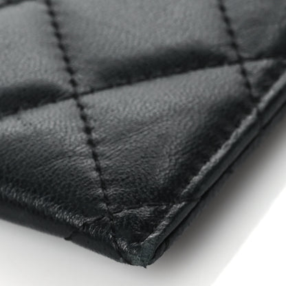 Chanel Lambskin Quilted Card Holder Black 10 of 10