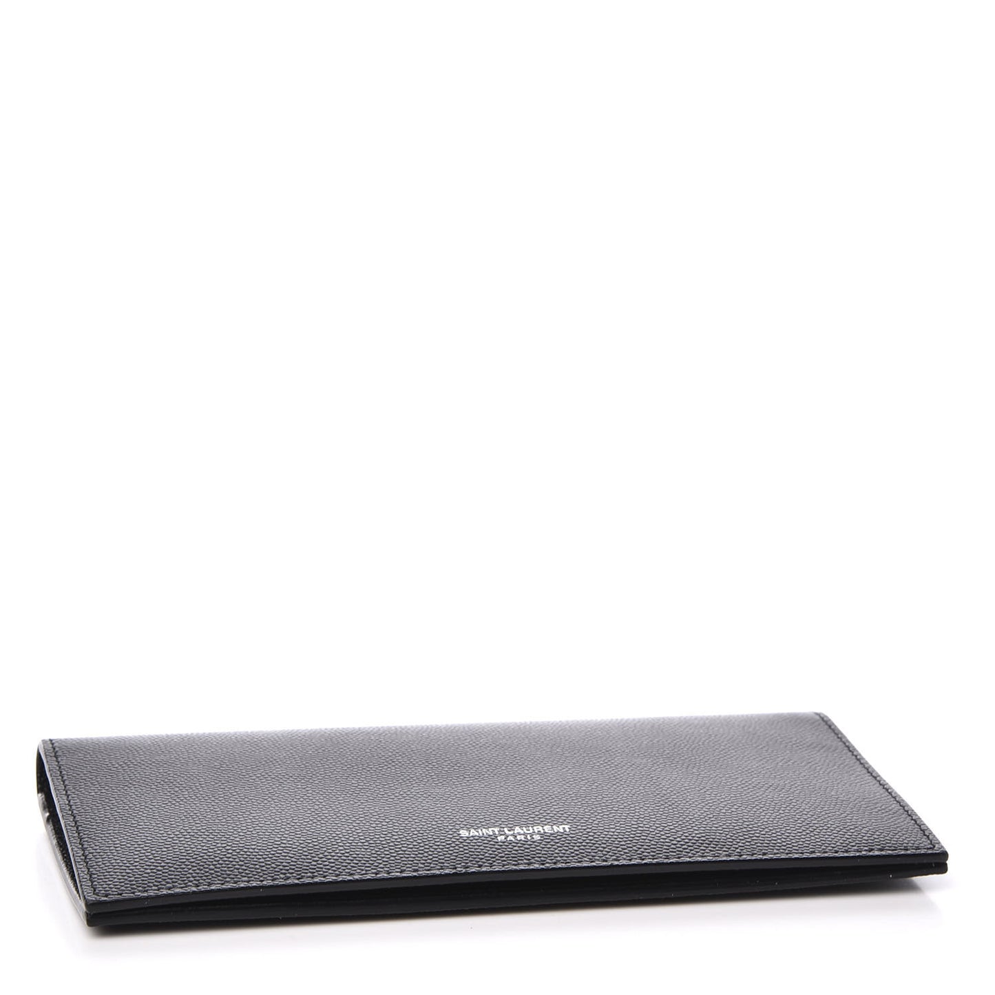 Grain De Poudre Foldover Logo Wallet Black