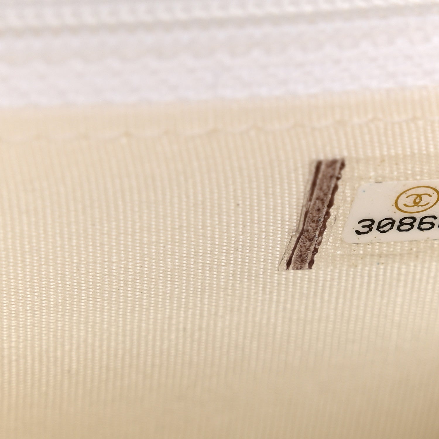 Chanel Calfskin Quilted Mini Maxi Pearls Wallet On Chain WOC White 7 of 10