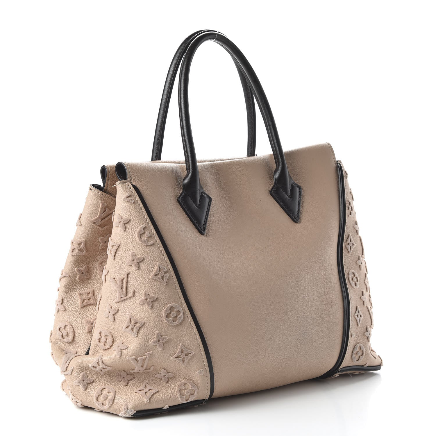 Louis Vuitton Veau Cachemire Tote W PM Vanille 3 of 10