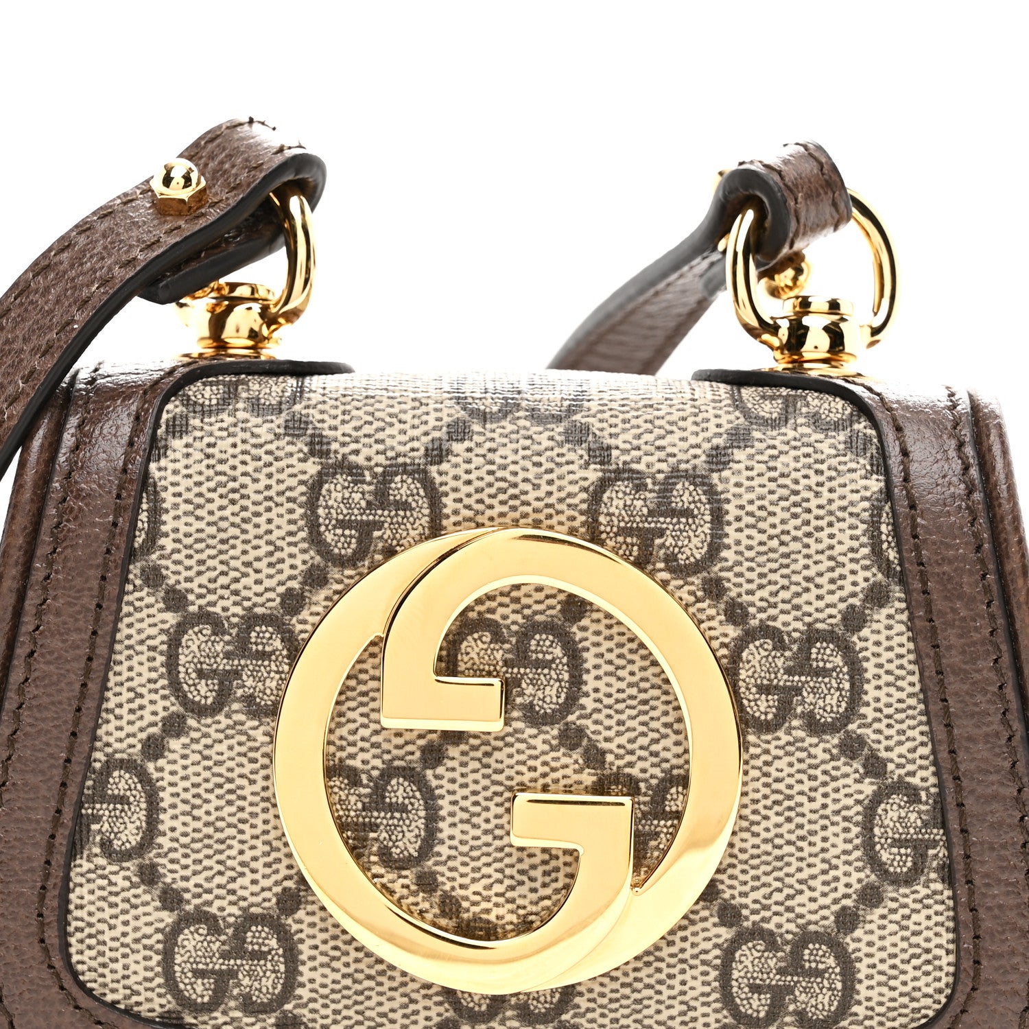 Gucci GG Supreme Monogram Textured Dollar Calfskin Blondie Card