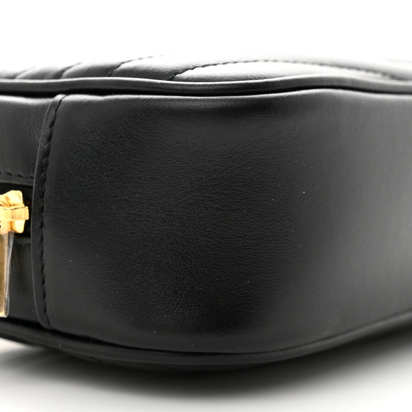 Calfskin Matelasse Monogram Mini Lou Camera Bag Black