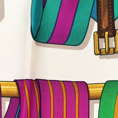 Hermes Silk Les Sangles Scarf 90 5 of 10