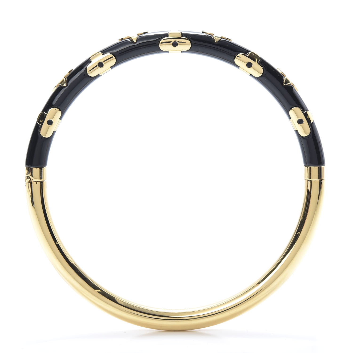 Louis Vuitton Daily Monogram Necklace Black 4 of 7