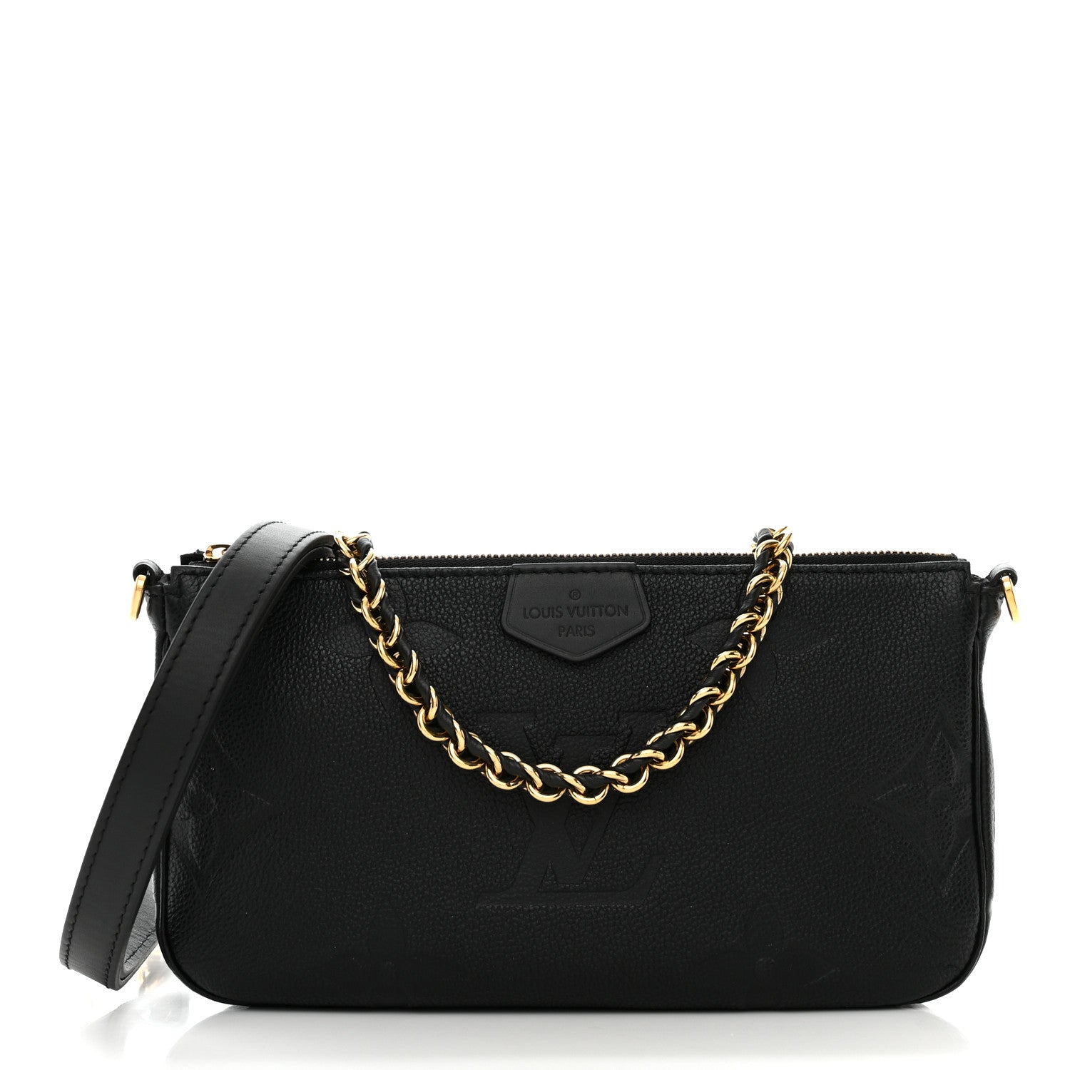 Louis Vuitton Empreinte Monogram Giant Multi Pochette Accessories Black 3 of 10