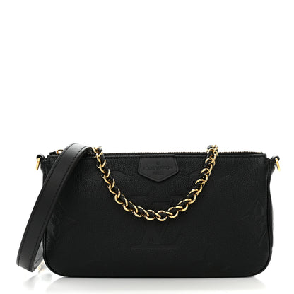 Louis Vuitton Empreinte Monogram Giant Multi Pochette Accessories Black 3 of 10