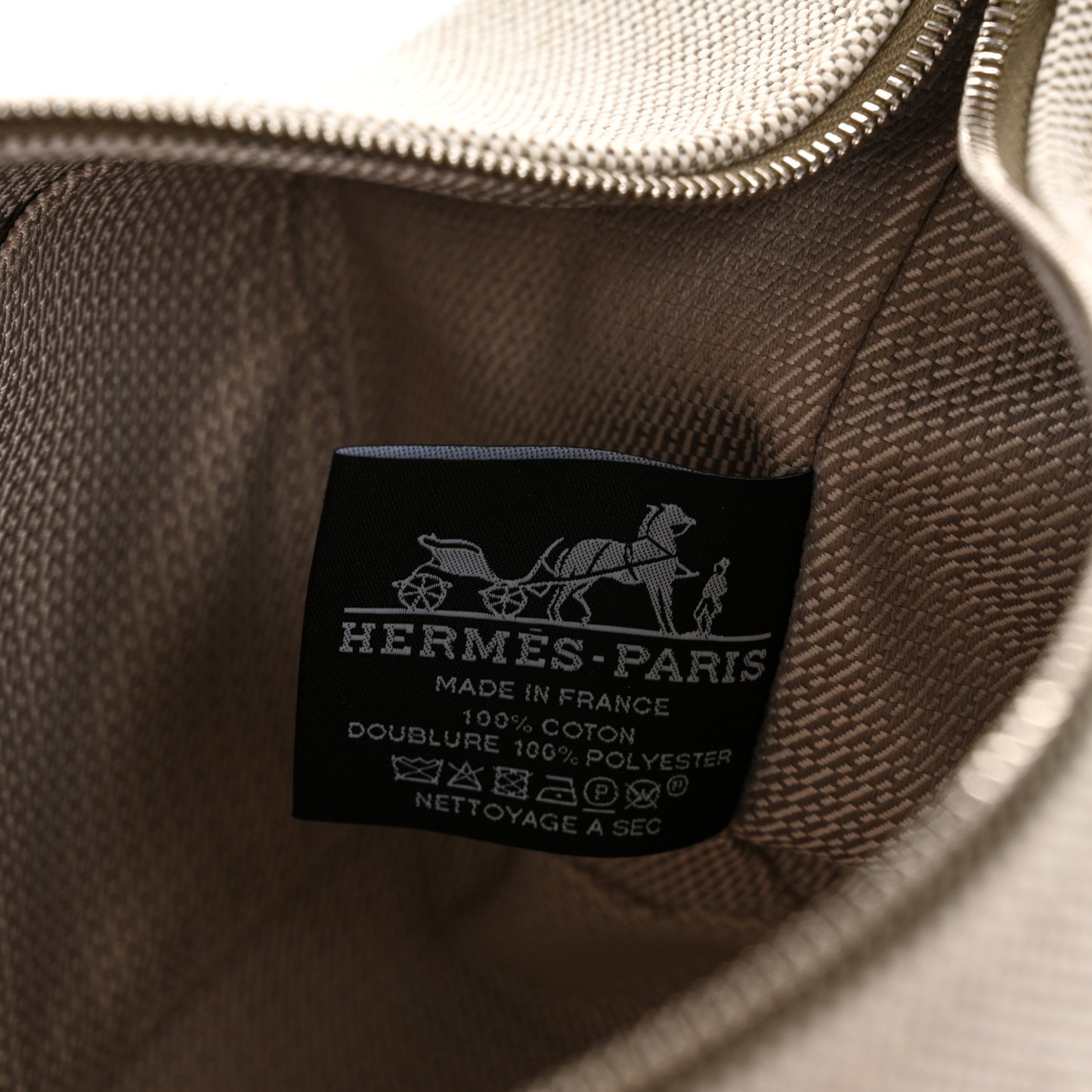 Canvas Small Bride-A-Brac Pouch Natural Rouge H