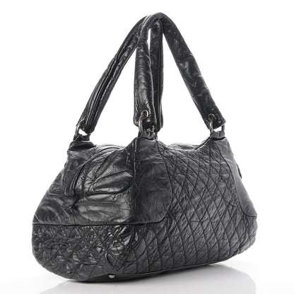Chanel Aged Calfskin Coco Rider Bowling Bag Black 3 of 7