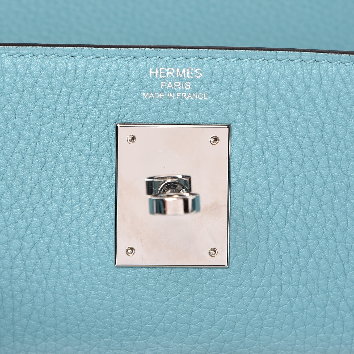 Hermes Taurillon Clemence Kelly Retourne 28 Bleu Saint Cyr 25 of 38