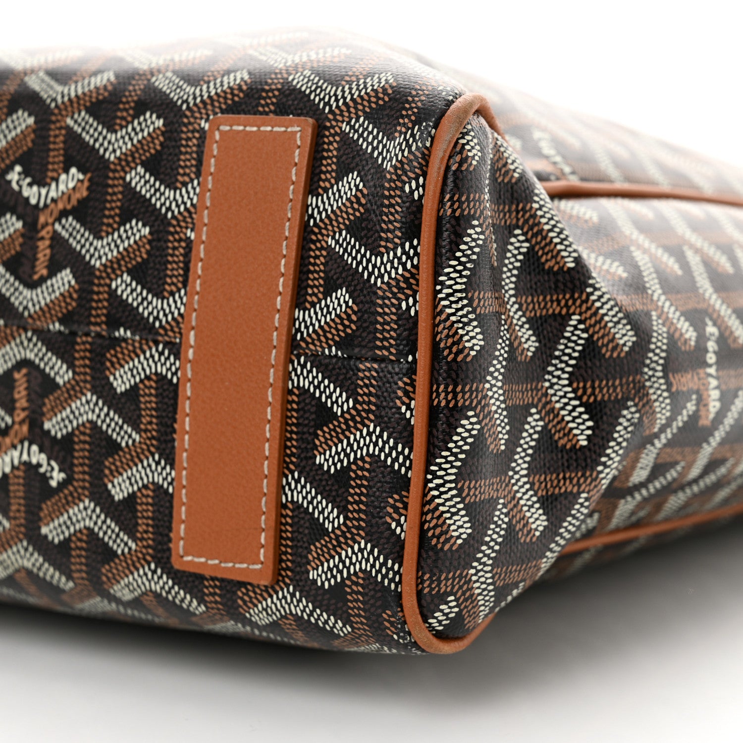 Goyard Goyardine Voltaire III Tote Black Gold 9 of 14