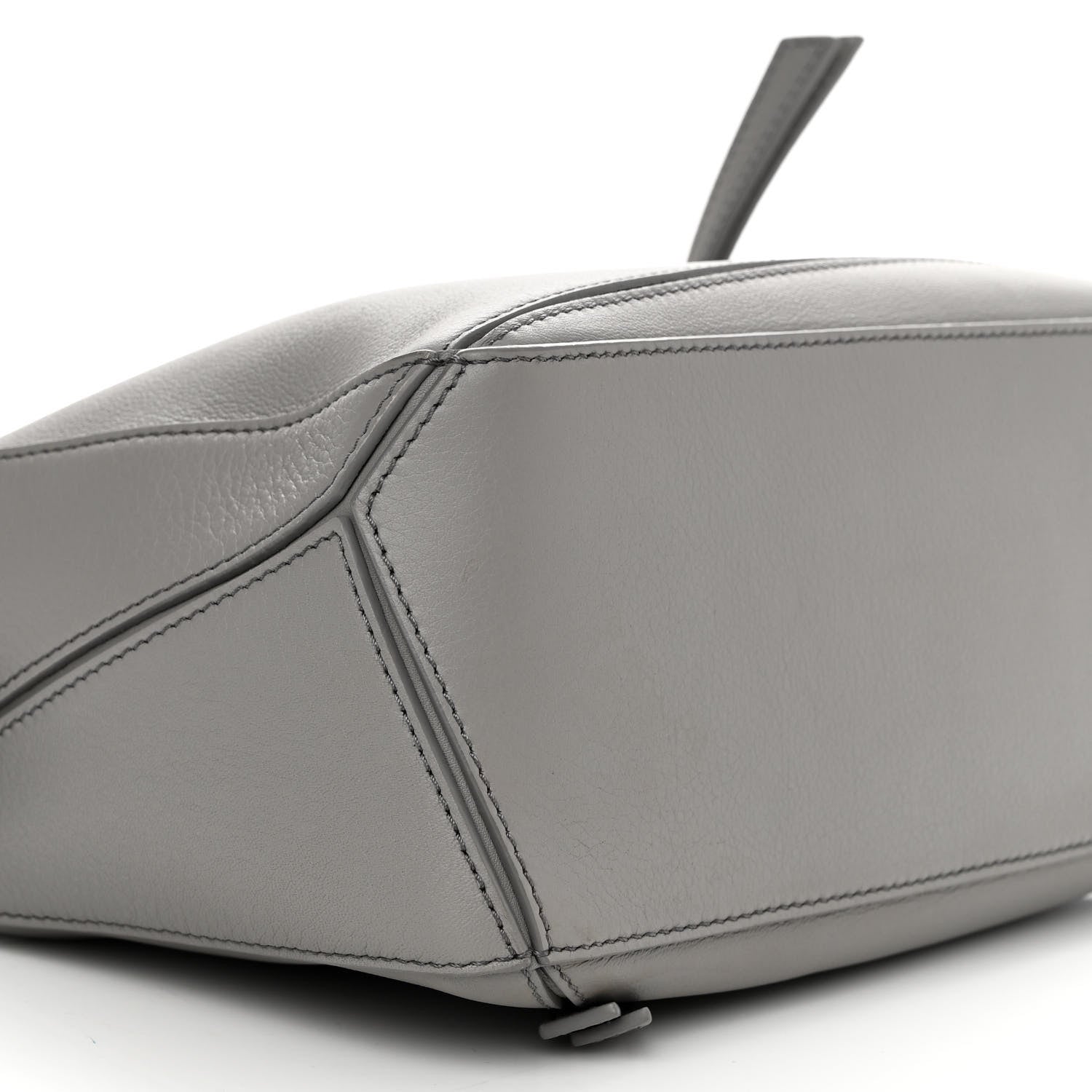 Loewe Soft Grained Calfskin Small Puzzle Bag Pearl Grey 9 of 10
