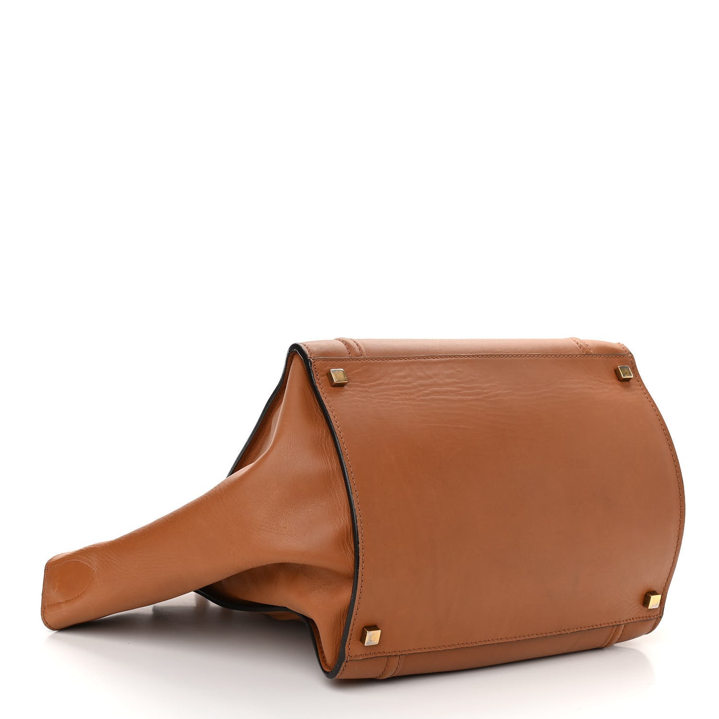 Smooth Calfskin Medium Phantom Luggage Tan