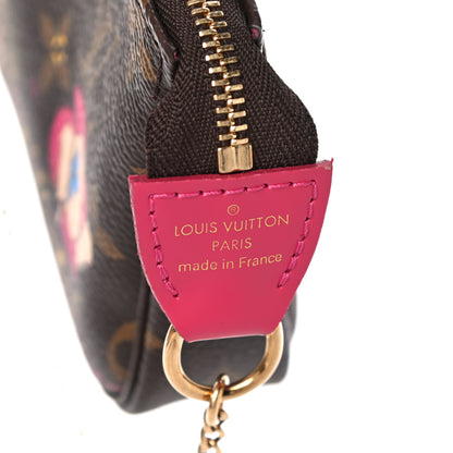 Louis Vuitton Monogram 2020 Christmas Animation Roller Coaster Mini Pochette Accessories Pivoine 5 of 10