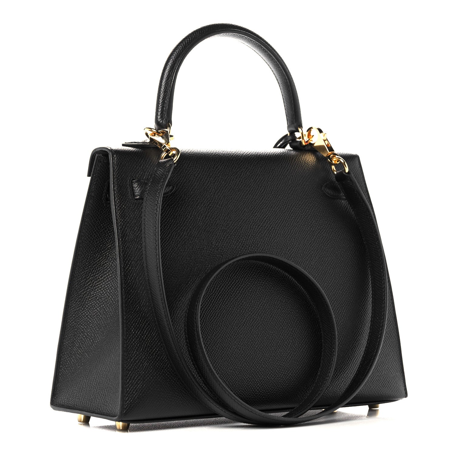 Hermes Epsom Kelly Sellier 25 Black 3 of 38