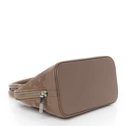 Louis Vuitton Satin Monogram Little Alma Taupe 4 of 9