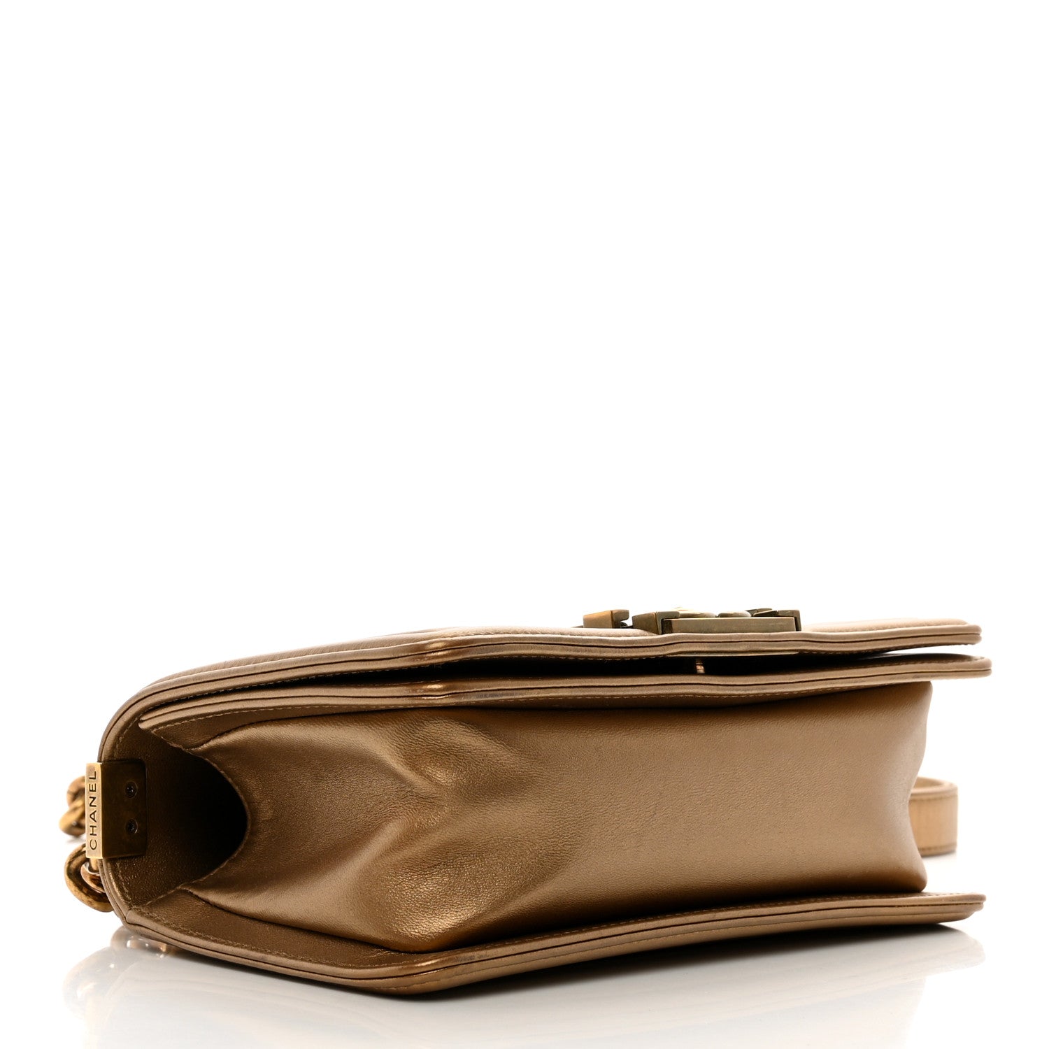 Chanel Galuchat Stingray Small Boy Flap Gold 4 of 10