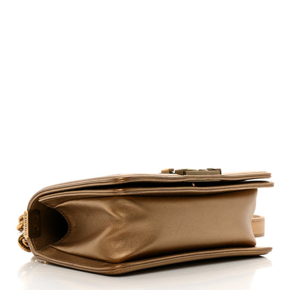 Chanel Galuchat Stingray Small Boy Flap Gold 4 of 10