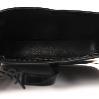 Saint Laurent Patent Le 5 A 7 Monochrome Hobo Black 5 of 10
