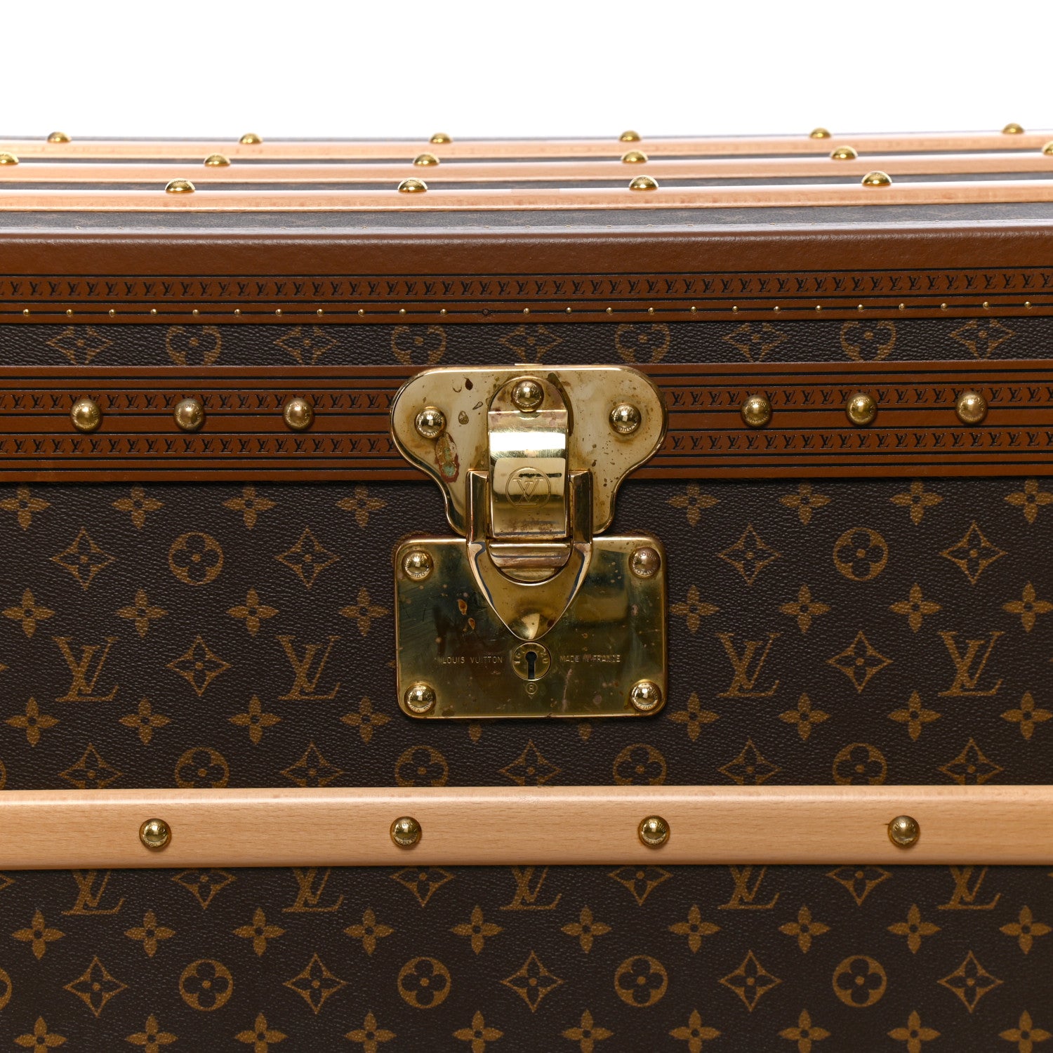 Louis Vuitton Monogram Malle Courrier Lozine Trunk 110 7 of 12