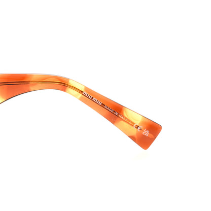 Miu Miu Acetate Oval Glimpse Sunglasses SMU11W Tortoise 5 of 7