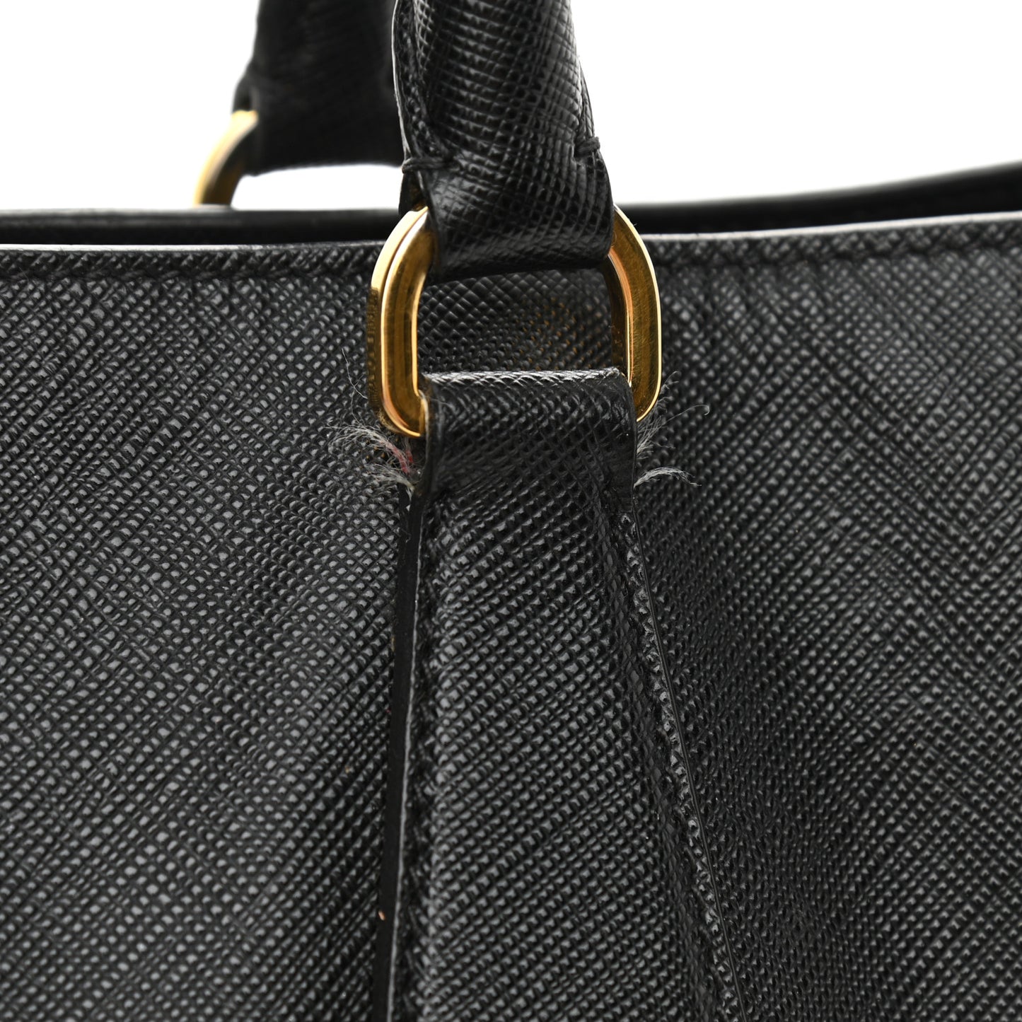Saffiano Lux Large Tote Black