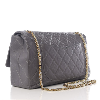 Chanel Aged Calfskin Quilted 2.55 Reissue 227 Flap Grey 2 of 10