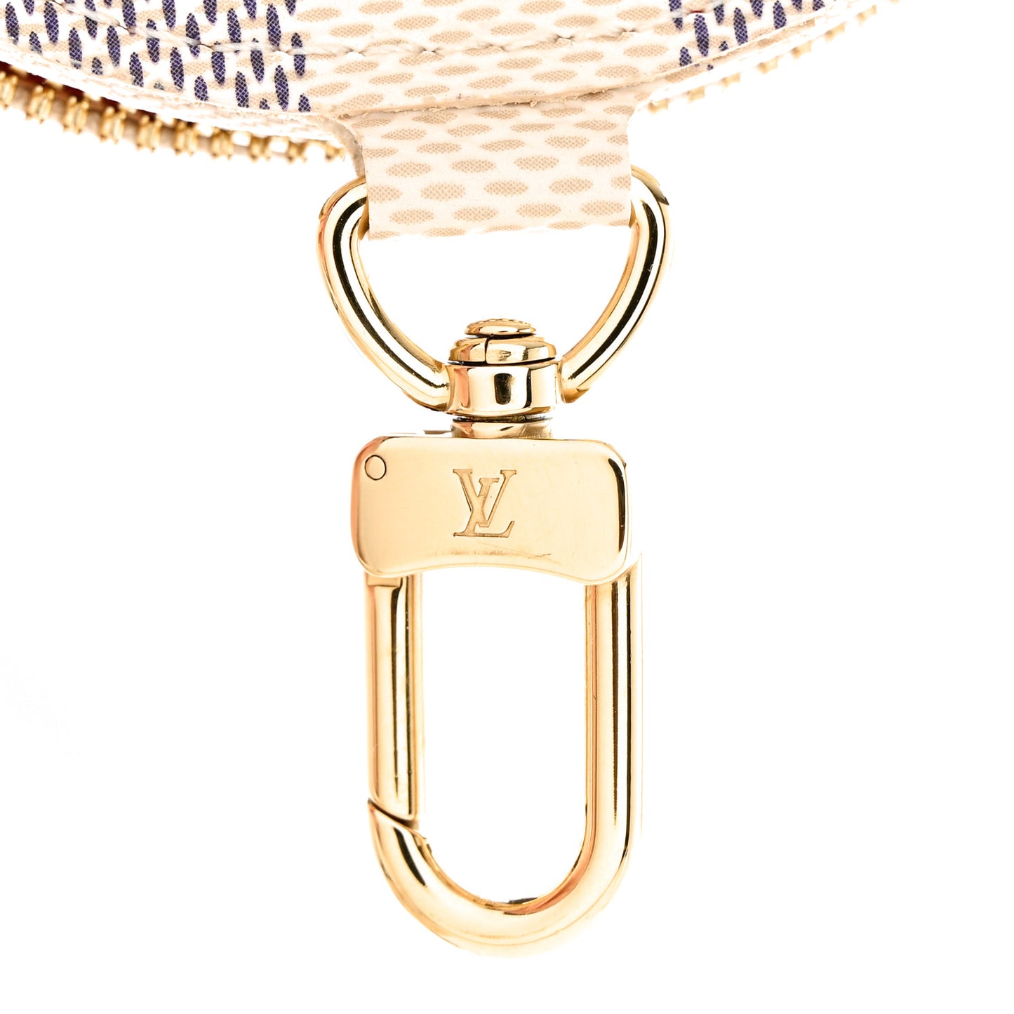 Damier Azur 2021 Christmas Animation Hollywood Bag Charm Fuchsia