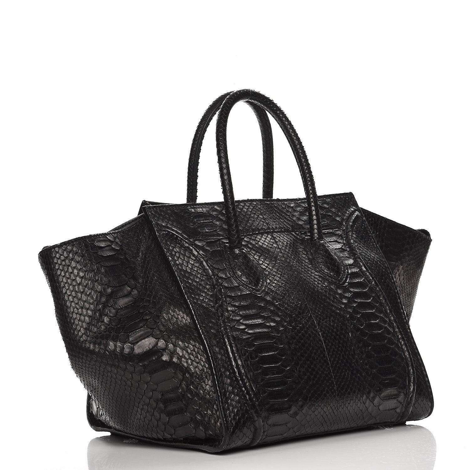 Celine Python Medium Phantom Luggage Black 3 of 11
